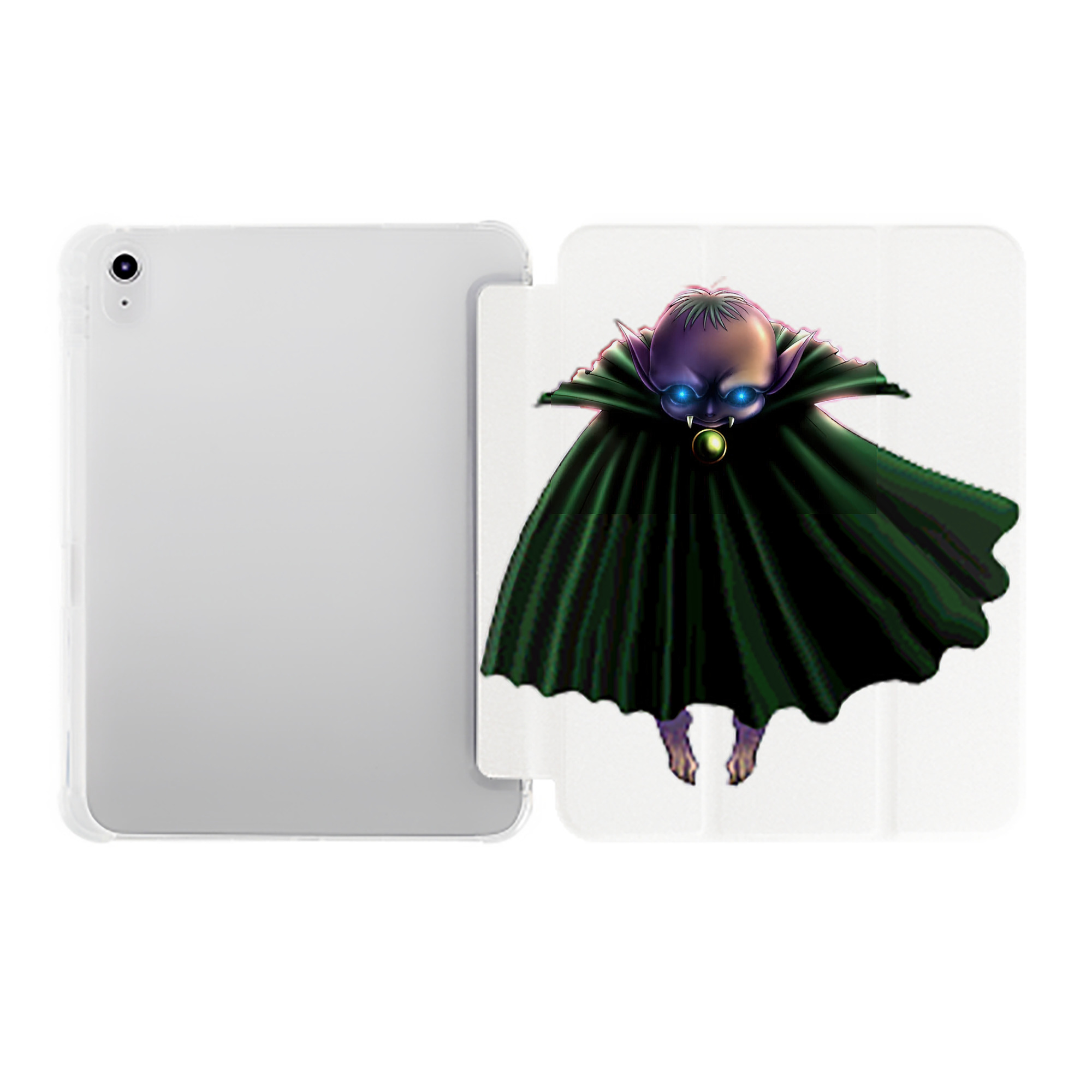 （画像用） 遊☆戯☆王 Yu-Gi-Oh! IPad ケース ペン収納付き 三つ折りスタンド PUレザー×シリコン 対応機種9.5/10.5/10.9インチ